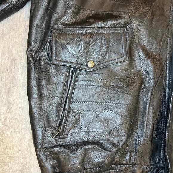 Leather and soul nwt XXL black leather jacket - Picture 6 of 8